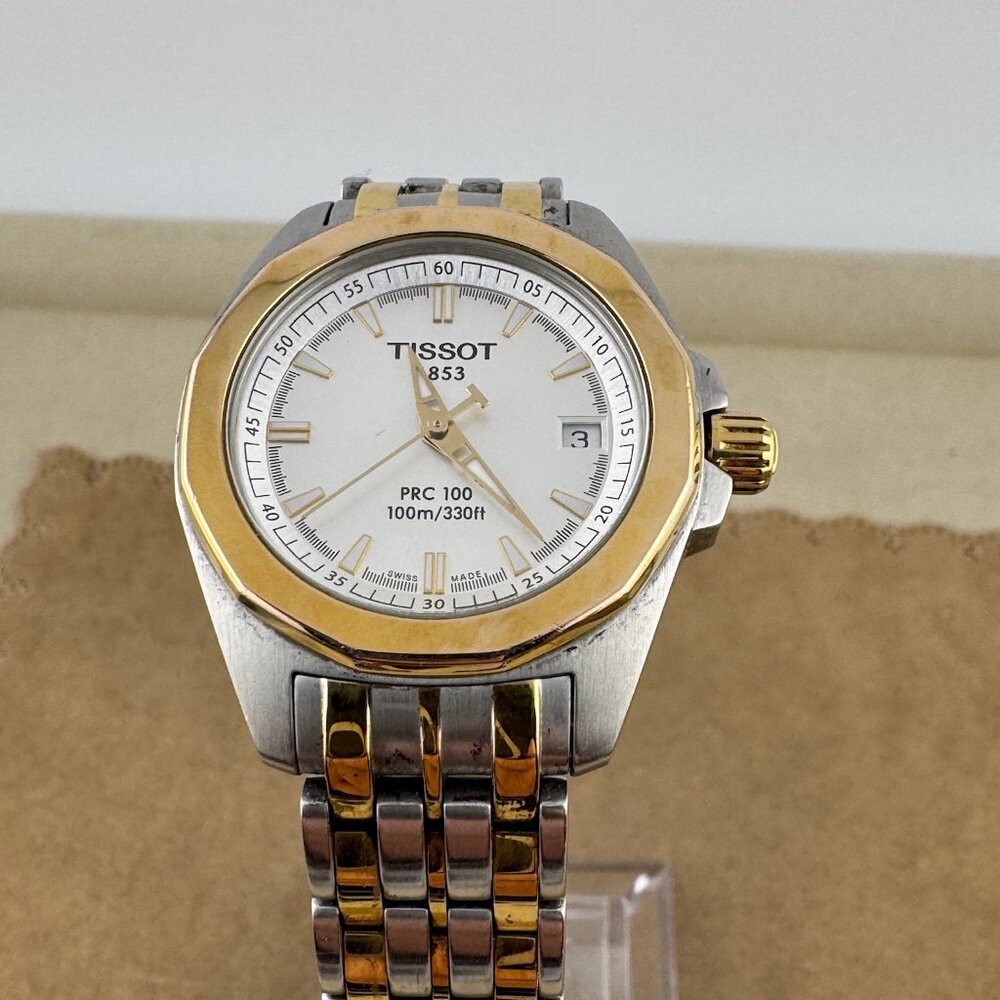 Fabulous Vintage Luxury Swiss Tissot PRC 100 Watch with Sapphire Crystal
